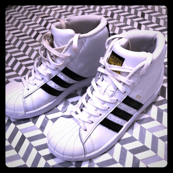 girls high top adidas